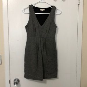 Silence + Noise Herringbone Wool blnd Jumper Dress